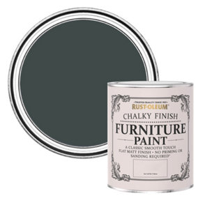 Rust-Oleum Black Sand Chalky Furniture Paint 750ml