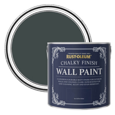 Rust-Oleum Black Sand Chalky Wall & Ceiling Paint 2.5L