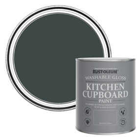 Rust-Oleum Black Sand Gloss Kitchen Cupboard Paint 750ml