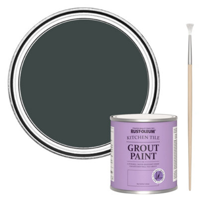 Rust-Oleum Black Sand Kitchen Grout Paint 250ml