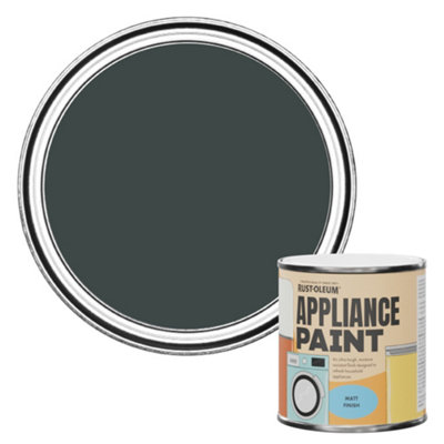 Rust-Oleum Black Sand Matt Appliance Paint 250ml
