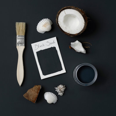 Rust-Oleum Black Sand Matt Bathroom Tile Paint 750ml