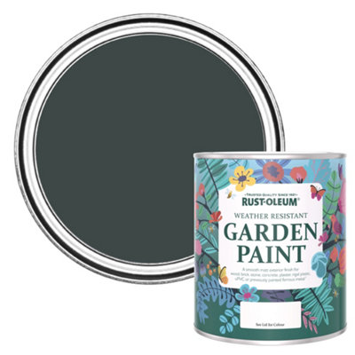 Rust-Oleum Black Sand Matt Garden Paint 750ml