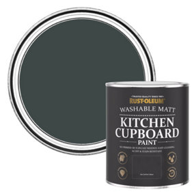 Rust-Oleum Black Sand Matt Kitchen Cupboard Paint 750ml