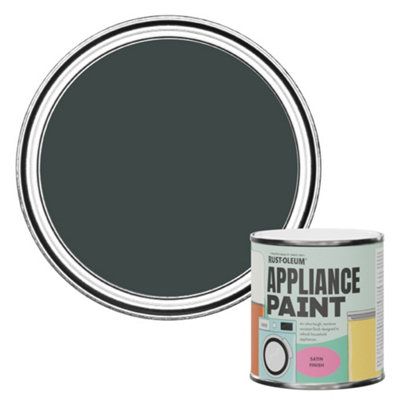 Rust-Oleum Black Sand Satin Appliance Paint 250ml