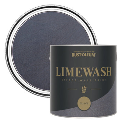 Rust-Oleum Blue Limewash Effect Wall Paint - No.008 2.5L