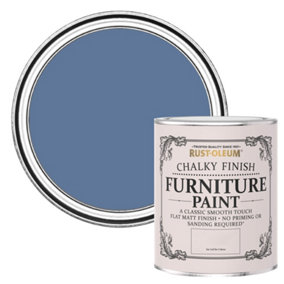 Rust-Oleum Blue River Chalky Furniture Paint 750ml