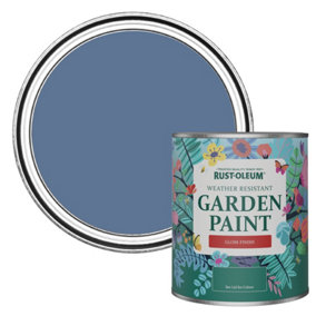 Rust-Oleum Blue River Gloss Garden Paint 750ml