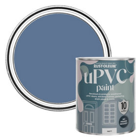 Rust-Oleum Blue River Matt UPVC Paint 750ml