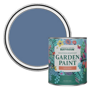 Rust-Oleum Blue River Satin Garden Paint 750ml