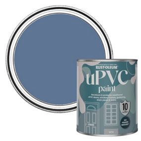 Rust-Oleum Blue River Satin UPVC Paint 750ml