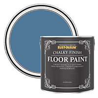 Rust-Oleum Blue Silk Chalky Finish Floor Paint 2.5L