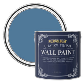 Rust-Oleum Blue Silk Chalky Wall & Ceiling Paint 2.5L