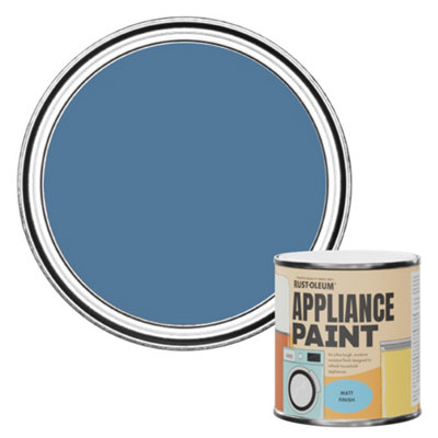 Rust-Oleum Blue Silk Matt Appliance Paint 250ml