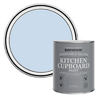 Rust-Oleum Blue Sky Gloss Kitchen Cupboard Paint 750ml