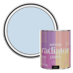 Rust-Oleum Blue Sky Gloss Radiator Paint 750ml