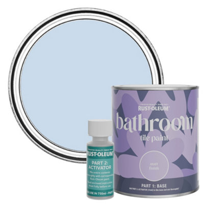 Rust-Oleum Blue Sky Matt Bathroom Tile Paint 750ml