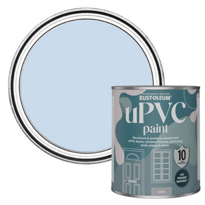 Rust-Oleum Blue Sky Satin UPVC Paint 750ml