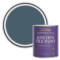Rust-Oleum Blueprint Satin Kitchen Tile Paint 750ml