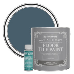 Rust-Oleum Blueprint Washable Matt Floor Tile Paint 2.5L