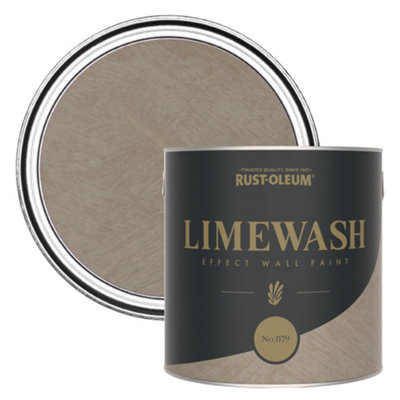 Rust-Oleum Brown Limewash Effect Wall Paint - No.079 2.5L