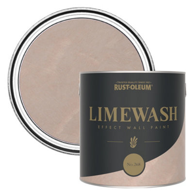 Rust-Oleum Brown Limewash Effect Wall Paint - No.268 2.5L