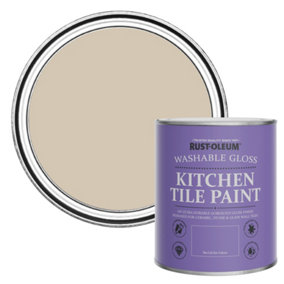 Rust-Oleum Butterscotch Gloss Kitchen Tile Paint 750ml