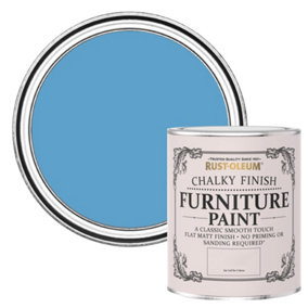Rust-Oleum Cerulean Chalky Furniture Paint 750ml