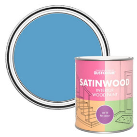Rust-Oleum Cerulean Satinwood Interior Paint 750ml