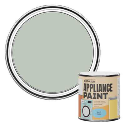 Rust-Oleum Chalk Green Matt Appliance Paint 250ml