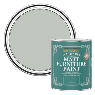 Rust-Oleum Chalk Green Matt Furniture Paint 750ml