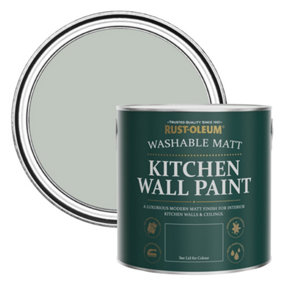 Rust-Oleum Chalk Green Matt Kitchen Wall Paint 2.5l