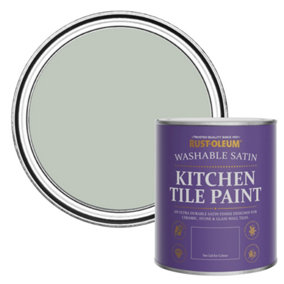 Rust-Oleum Chalk Green Satin Kitchen Tile Paint 750ml
