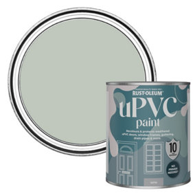 Rust-Oleum Chalk Green Satin UPVC Paint 750ml