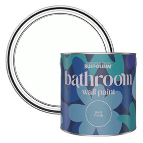 Rust-Oleum Chalk White Matt Bathroom Wall & Ceiling Paint 2.5L