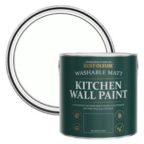 Rust-Oleum Chalk White Matt Kitchen Wall Paint 2.5l