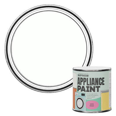 Rust-Oleum Chalk White Satin Appliance Paint 250ml