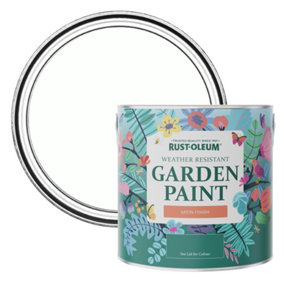 Rust-Oleum Chalk White Satin Garden Paint 2.5L