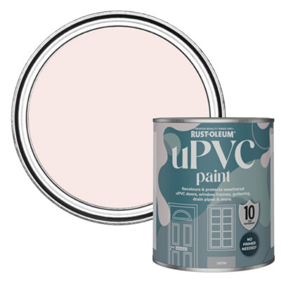 Rust-Oleum China Rose Satin UPVC Paint 750ml