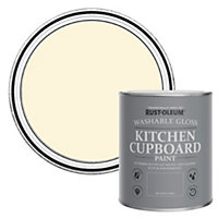 Rust-Oleum Clotted Cream Gloss Kitchen Cupboard Paint 750ml