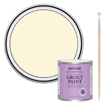 Rust-Oleum Clotted Cream Kitchen Grout Paint 250ml