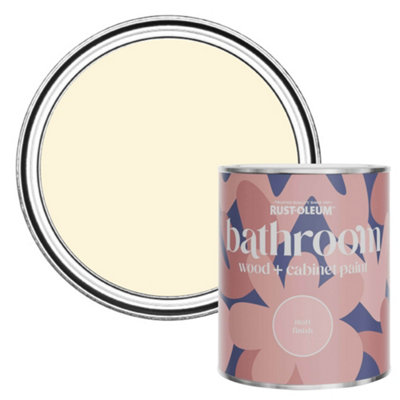 RustOleum Clotted Cream Matt Bathroom Wood & Paint 750ml DIY