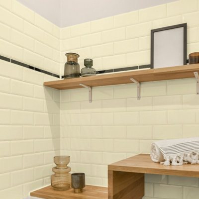 Rust-Oleum Clotted Cream Satin Bathroom Tile Paint 750ml