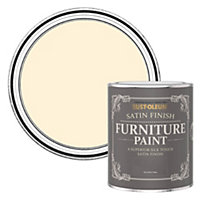 Rust-Oleum Clotted Cream Satin Furniture Paint 750ml