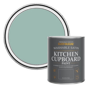 Rust-Oleum Coastal Blue Satin Kitchen Cupboard Paint 750ml