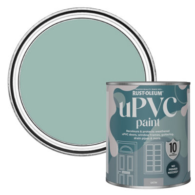 Rust-Oleum Coastal Blue Satin UPVC Paint 750ml