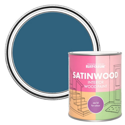 Rust-Oleum Cobalt Satinwood Interior Paint 750ml