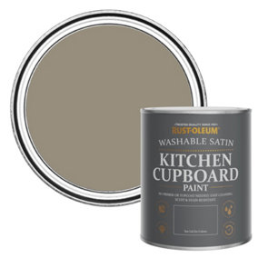 Rust-Oleum Cocoa Satin Kitchen Cupboard Paint 750ml