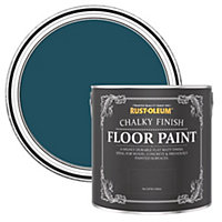 Rust-Oleum Commodore Blue Chalky Finish Floor Paint 2.5L