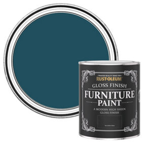 Rust-Oleum Commodore Blue Gloss Furniture Paint 750ml